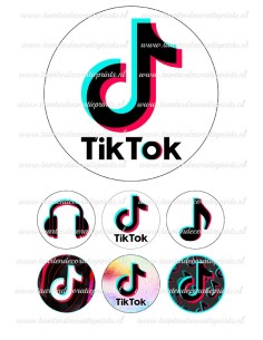 Eetbare Print TikTok 2 - 15cm