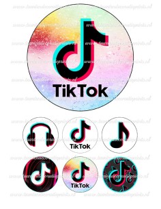 Eetbare Print TikTok 3 - 15cm