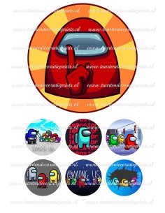 Eetbare Print Among Us 1 - 15cm