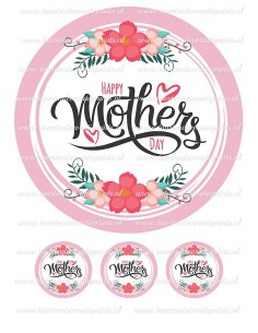 Eetbare Print Moederdag 1 - 20cm