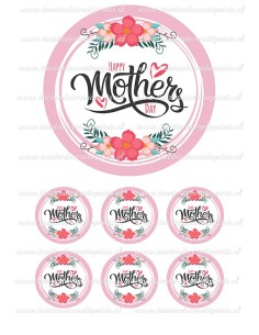 Eetbare Print Moederdag 1 - 15cm