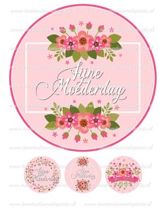 Eetbare Print Moederdag 2 - 20cm