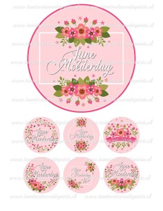 Eetbare Print Moederdag 2 - 15cm