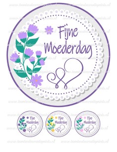 Eetbare Print Moederdag 3 - 20cm
