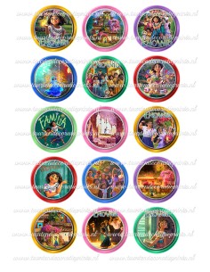 Eetbare Print Encanto Cupcakes - 5cm