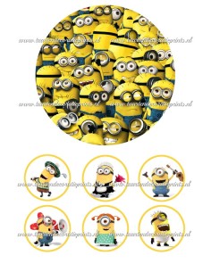 Eetbare Print Minions - 15cm