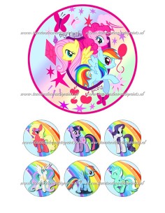 Eetbare Print My Little Pony 2 - 15cm