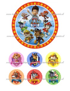 Eetbare Print Paw Patrol 1 - 15cm