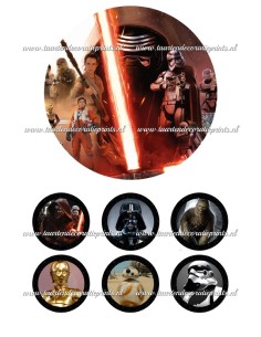 Eetbare Print Star Wars 1 - 15cm