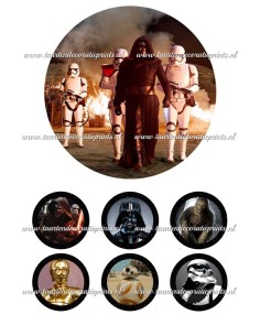 Eetbare Print Star Wars 2 - 15cm