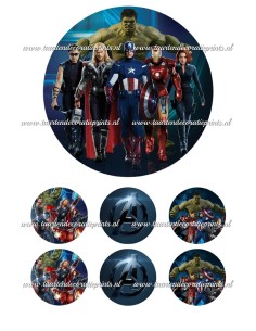 Eetbare Print Avengers - 15cm