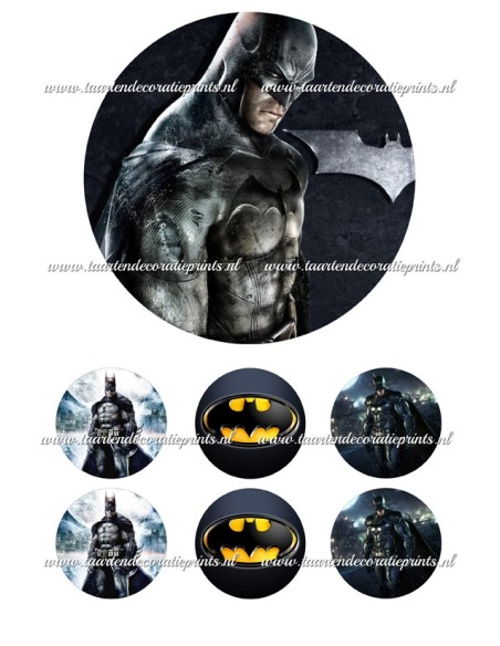 Eetbare Print Batman - 15cm
