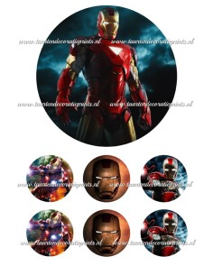 Eetbare Print Iron Man - 15cm
