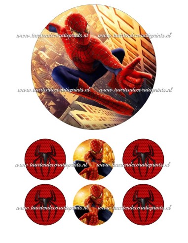 Eetbare Print Spiderman 1 - 15cm