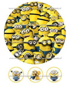 Eetbare Print Minions - 20cm