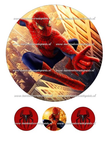 Eetbare Print Spiderman 1 - 20cm