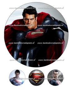 Eetbare Print Superman - 20cm