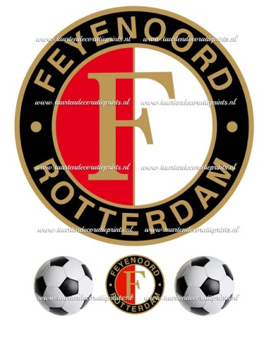 Eetbare Print Feyenoord - 20cm