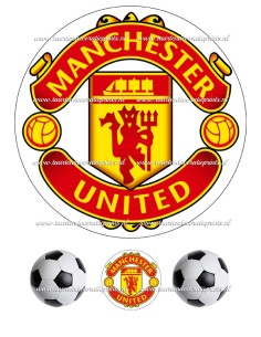 Eetbare Print Manchester United - 20cm