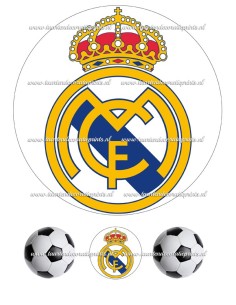 Eetbare Print Real Madrid - 20cm