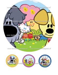 Eetbare Print Woezel en Pip - 20cm