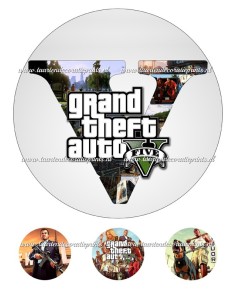 Eetbare Print GTA 2 - 20cm