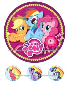 Eetbare Print My Little Pony 1 - 20cm