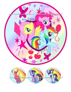 Eetbare Print My Little Pony 2 - 20cm