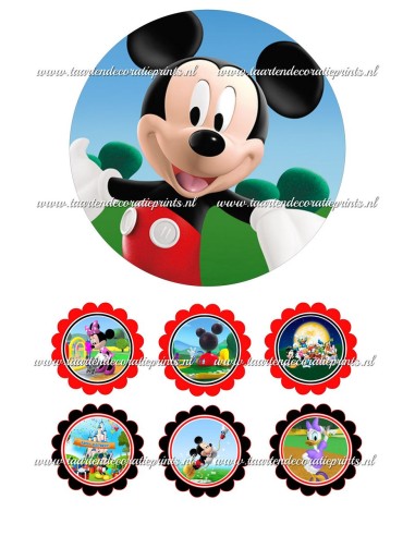 Eetbare Print Mickey Mouse - 15cm