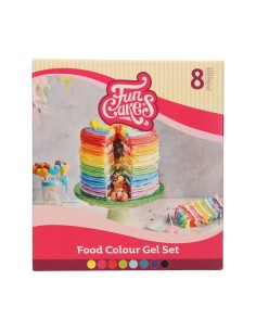 FunCakes Eetbare Kleurstof Gel Set -8st- 2