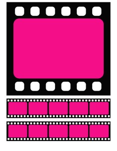 Eetbare Print Eigen Foto - Filmstrip 20cm