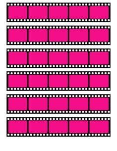 Eetbare Print Eigen Foto - Filmstrip 3,75x20cm