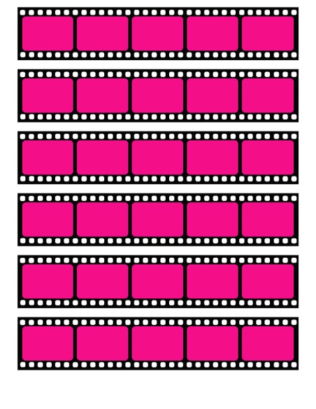 Eetbare Print Eigen Foto - Filmstrip 3,75x20cm