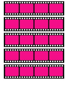 Eetbare Print Eigen Foto - Filmstrip 4,7x20cm