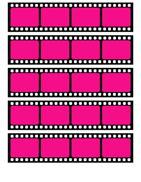 Eetbare Print Eigen Foto - Filmstrip 4,7x20cm