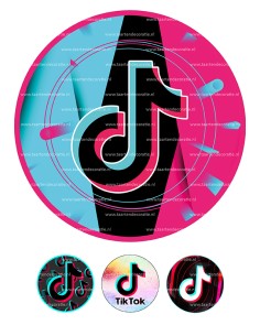 Eetbare Print TikTok 4 - 20cm
