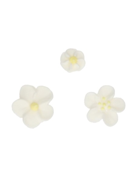 FunCakes Suikerdecoratie Bloesemmix Wit/Geel -32st-