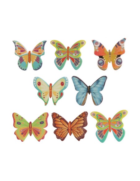 Dekora Ouwel Vlinders -8st-