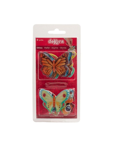 Dekora Ouwel Vlinders -8st-