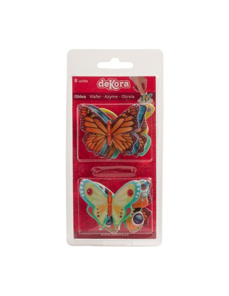 Dekora Ouwel Vlinders -8st-