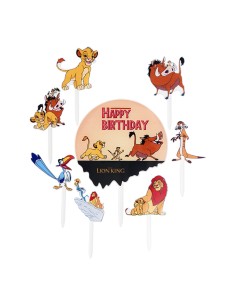 CakeDeco Taarttopper Lion King Set -8st-