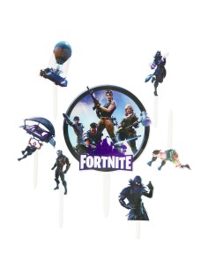 CakeDeco Taarttopper Fortnite Set -7st-