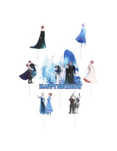 CakeDeco Taarttopper Frozen Set -7st-