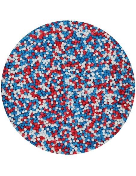 FunCakes Musketzaad Rood-Wit-Blauw -80gr-