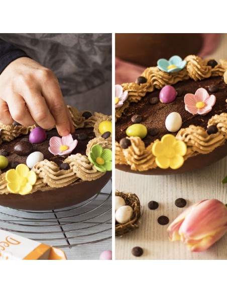 Decora Suikerbloemen Assorti Large -6st-