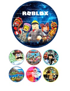 Eetbare Print Roblox 2 - 15cm