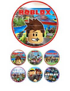 Eetbare Print Roblox 3 - 15cm
