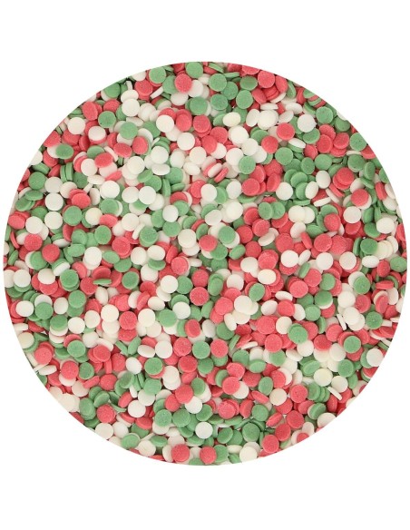 FunCakes Mini Confetti Kerstmis -60gr-