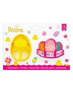 Decora Uitsteker Set Kip en Eieren -2st-