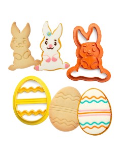 Decora Uitsteker Set Ei en Konijn -2st- 2
